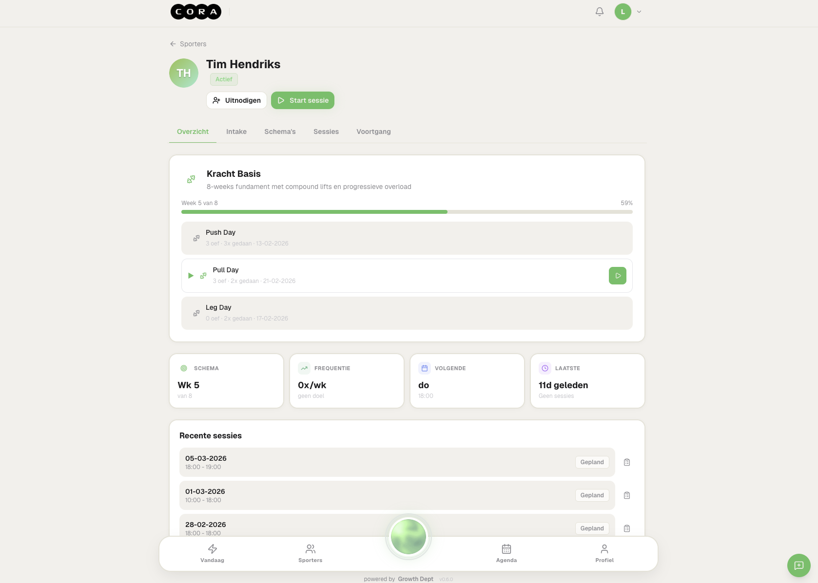 CORA Fitness Platform